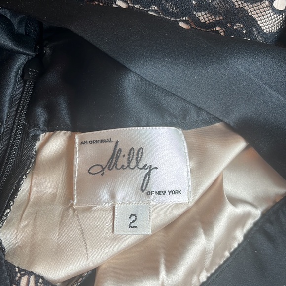 Tan and black lace Milly dress size 2 - Picture 6 of 6